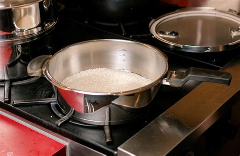 Wash the rice 3 times at least, mushing the rice in between washes. Jasmine Rice in the Pressure Cooker | Cook's Gazette
