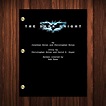 The Dark Knight Movie Script Reprint Full Screenplay Full | Etsy