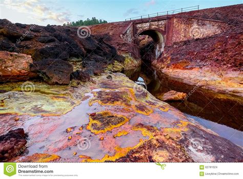 Rio Tinto River In Spain Stock Photo Image Of Metal