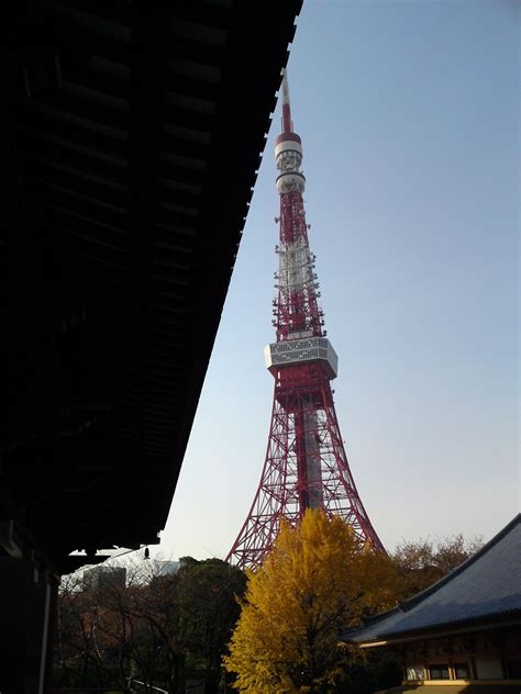 Shiba Zojouji Temple And Tokyo Tower Daimonminato Ku Tokyo Tower