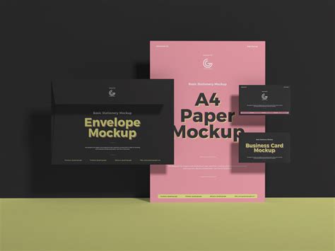 We are a team of designers based in the us that provide the latest psd graphic resources and downloads. Basic Stationery Items Set PSD Mockup Download for Free ...