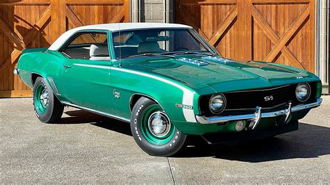 The 1969 Chevrolet Camaro Ss Attracts Attention With Its Rare Striking