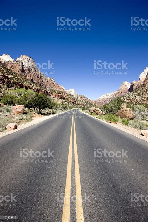 Empty Mountain Road Stock Photo Download Image Now Highway Scenics