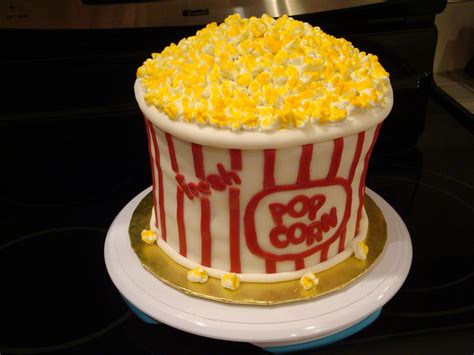 Popcorn Birthday Cake