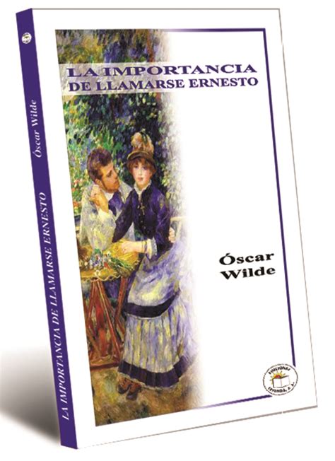 Importancia De Llamarse Ernesto Wilde Oscar Libro En Papel