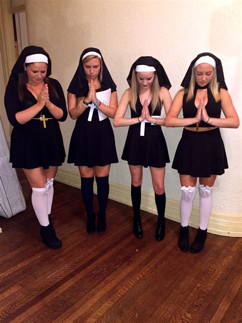 Nuns Halloween Costume Matching Halloween Costumes Easy College Halloween Costumes Cute Group