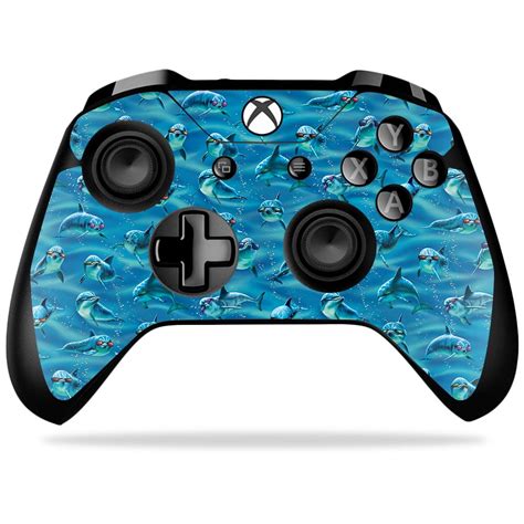 Skin Decal Wrap For Microsoft Xbox One X Controller Dolphin Gang