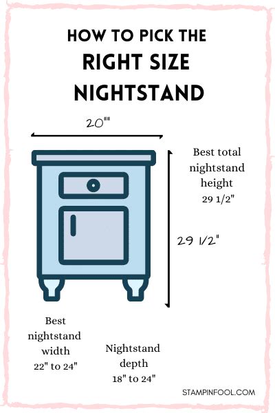 How Tall Should Nightstands Be What Is The Perfect Nightstand Height