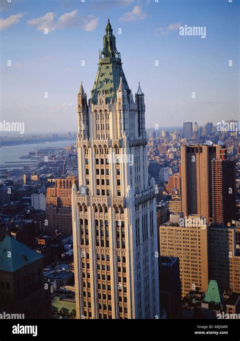 The Woolworth Building Manhattan New York Usa Stock Photo Alamy