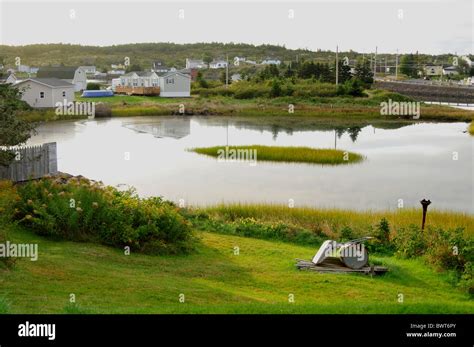 A fishing village in Nova Scotia, Canada Stock Photo - Alamy
