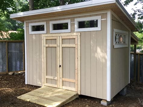 Contemporary Shed Contemporary Storage Single Slant Roof