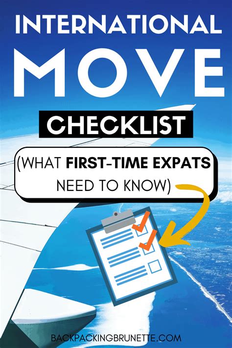 Essential Moving Abroad Checklist For New Expats Backpacking Brunette