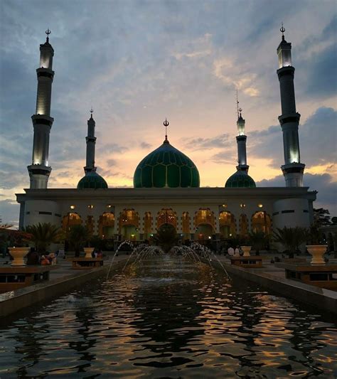 Masjid Agung Madani Islamic Centre Rokan Hulu Riau Indonesia