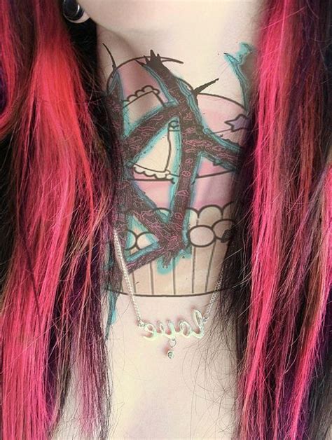 Pin By Victoria Mourning On Tatts Fake Tattoos Scene Tattoo Pink Girl