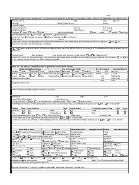 Free 6 Sample Real Estate Evaluation Forms In Ms Word Pdf