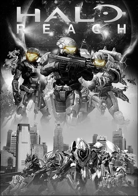 Halo Reach Poster V1 By Crussong On Deviantart