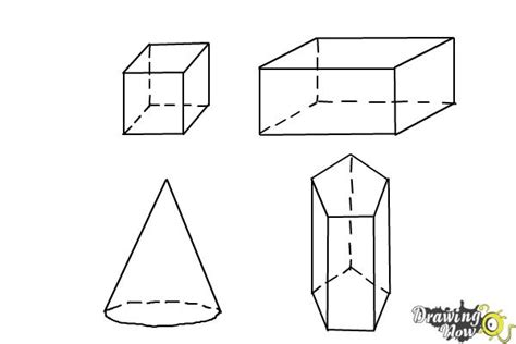 How To Draw Three Dimensional Shapes Drawingnow