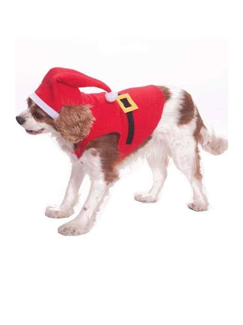 Jolly Little Santa Dog Costume Santa Claus Christmas Pet Costume