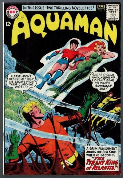 Aquaman 1962 With Aqualad 14 Vf 75 Mera Cover