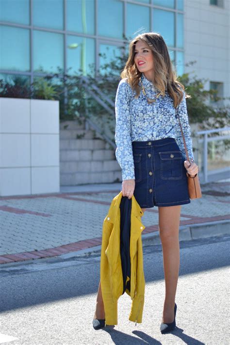 Button Front Skirts Street Style Looks 2019