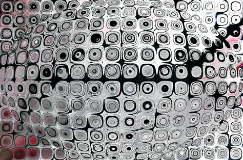 Black And White Circles N Digital Art By Patty Vicknair