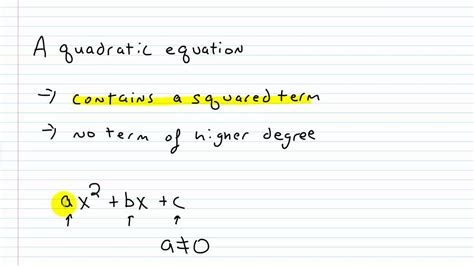 Algebra I Help Writing A Quadratic Equation In Standard Form Youtube