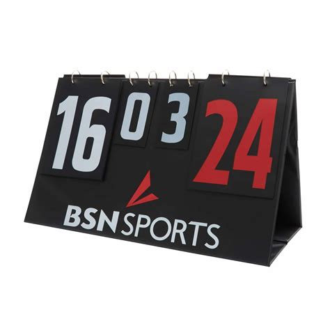 Bsn Sports Manual Tabletop Double Sided Scoreboard
