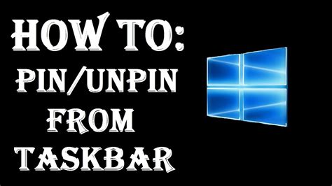 How To Unpin Programs From Taskbar In Windows 10 Wincope Vrogue