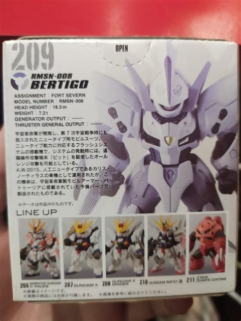 Bandai Fusion Works Fw Gundam Converge 15 Bertigo 209 Hobbies