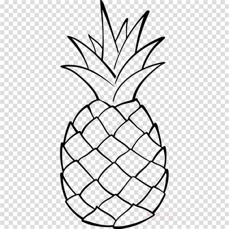 Pineapple Outline Png