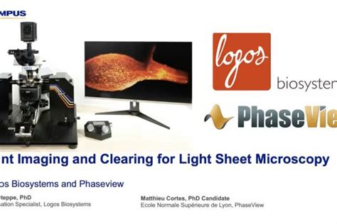 Webinar Plant Imaging And Clearing For Light Sheet Microscopy オリンパス