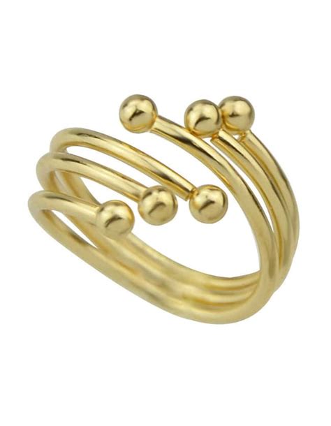 Gold Plated Mid Finger Ring Sheinsheinside