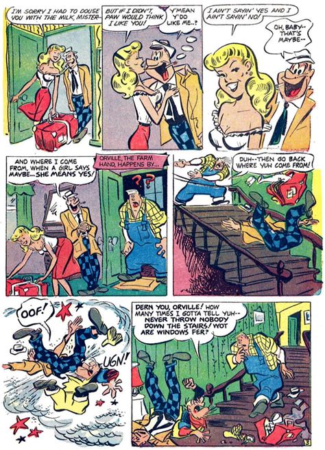 Pappy S Golden Age Comics Blogzine Number The One About The Farmers Babe