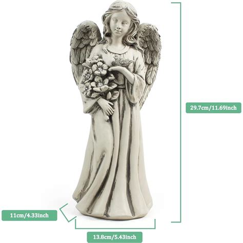 Solar Angel Statue For Outdoor Angel Garden Figurine With Etsy