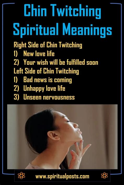 chin twitching superstitions and spiritual meanings spiritual posts