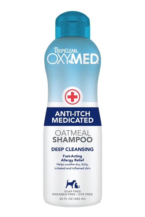 Tropiclean Oxymed Anti Itch Medicated Shampoo For Dogs And Cats