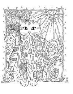 Un adorable chaton entouré d'une couronne de l'avent. Coloriage Mandala Chat A Imprimer - Coloriage Tigre Mandala