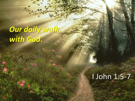 Ppt Our Daily Walk With God Powerpoint Presentation Free Download