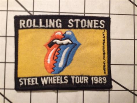 Rare Vintage Rolling Stones Steel Wheels 1989 Tour By Kolbijean