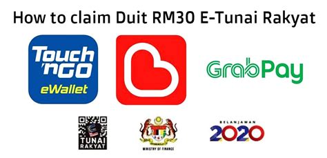Boost, grab, dan touch 'n go ewallet. How to Claim Your RM30 e-Tunai Rakyat (Full Guideline ...