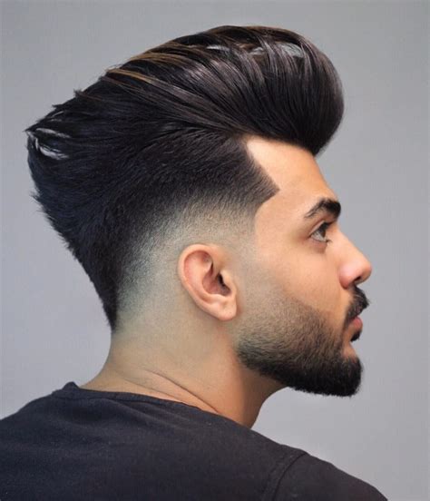 This curly hair or wavy hair fade is one of the most stylish hairstyles for men with curly hair. 35 Dapper Pompadour Hairstyle For Men - Her Gazette