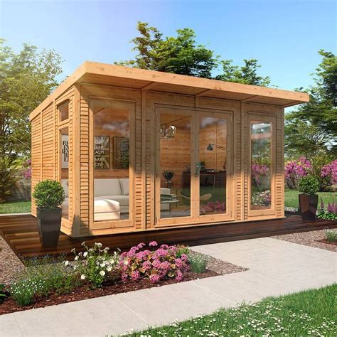 Waltons X M Insulated Garden Room Insulated Garden Room Garden Buildings Corner Summer House