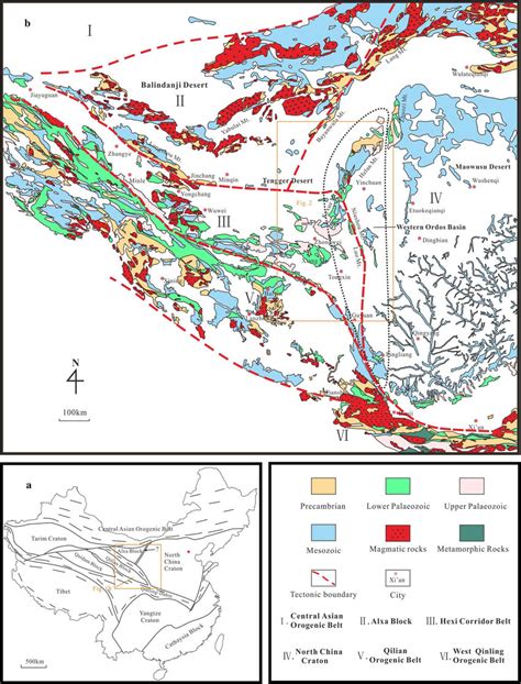 A Schematic Maps Showing Major Tectonic Units Of China 24 The