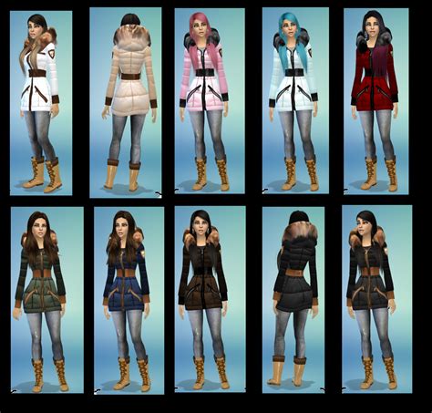 My Sims 4 Blog Winter Coats For Males And Females By Bebebrillits4cc