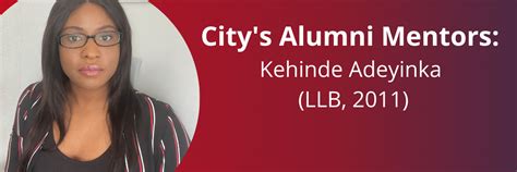 In Conversation With Citys Alumni Mentors Kehinde Adeyinka Llb 2011
