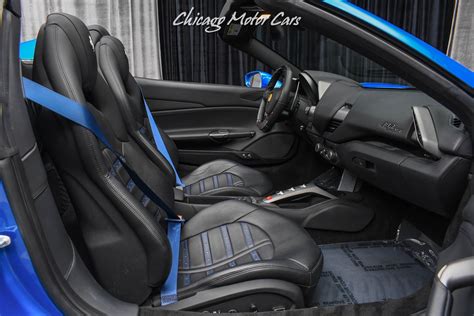 Find your new test driver job to start making more money. Used 2018 Ferrari 488 Spider Convertible Special Request Blu Corsa Paint! Carbon Fiber! Lift ...