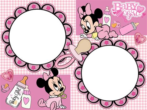 Stationary Printable Printable Paper Minnie Mouse Frame Love Pink