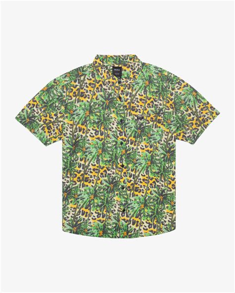 Badsville Camisa De Manga Corta Para Hombre Rvca