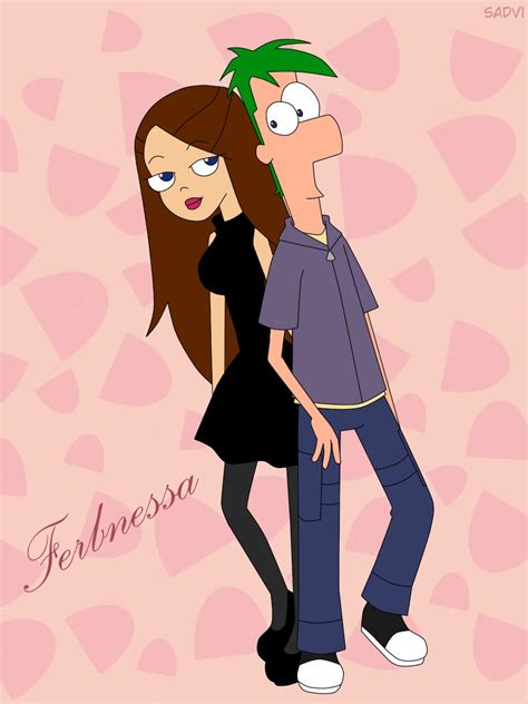 Pin By Santi Ledesma On Fanarts Que Me Gustaron In Ferb And Vanessa Phineas And Isabella