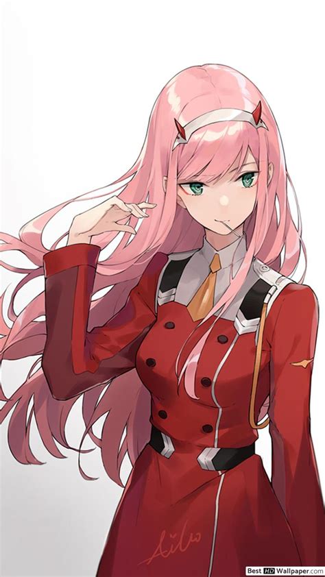Zero Two By Darling In The Franxx Hd Wallpaper Download